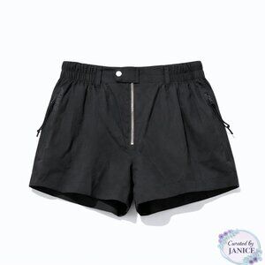 Girlfriend Collective | Black High Rise Running Shorts | Size M